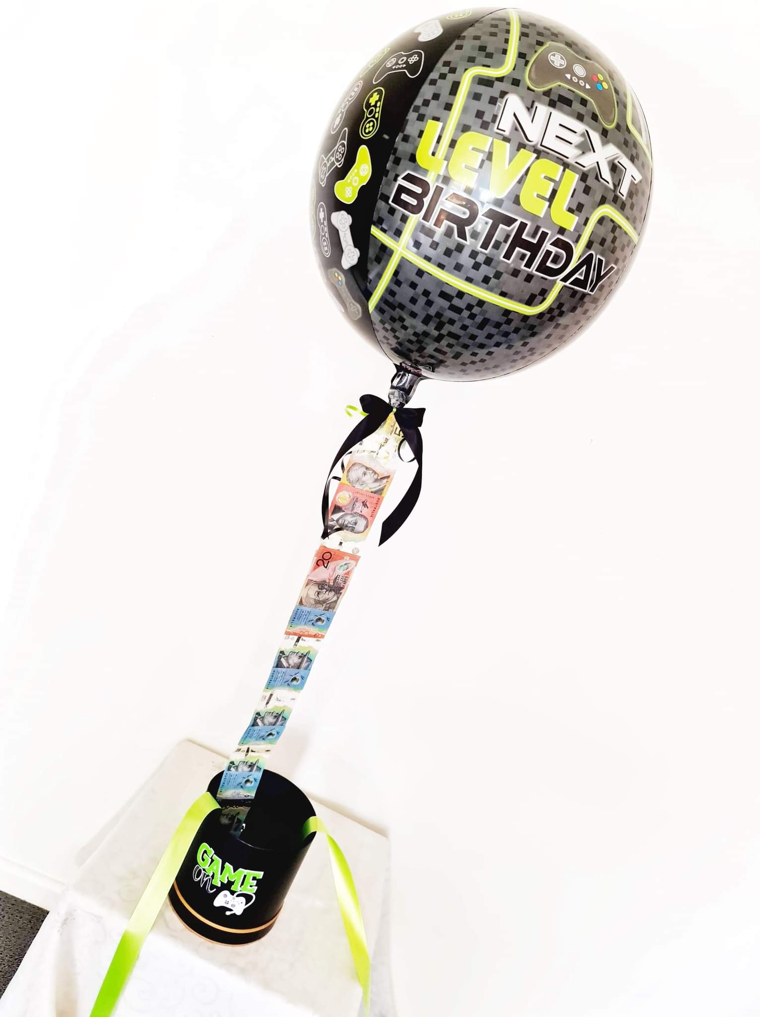 Next Level Gamers Money Money Money Balloon - UpUpNAwayBalloons