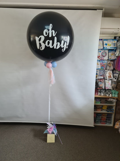 Oh Baby Gender Reveal - UpUpNAwayBalloons