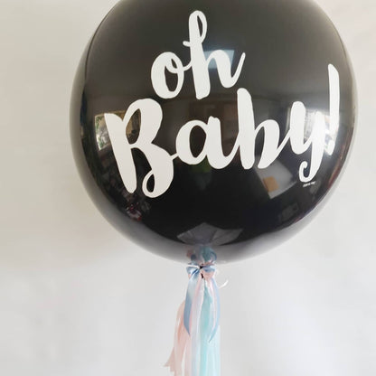 Oh Baby Gender Reveal - UpUpNAwayBalloons