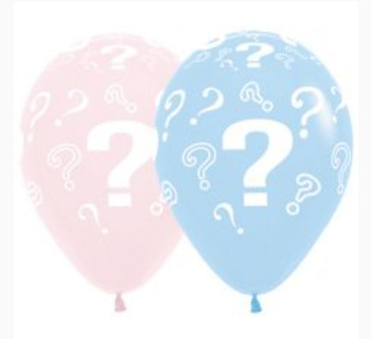 Pastel ? Gender Announcement 5 Balloon Bouquet - UpUpNAwayBalloons