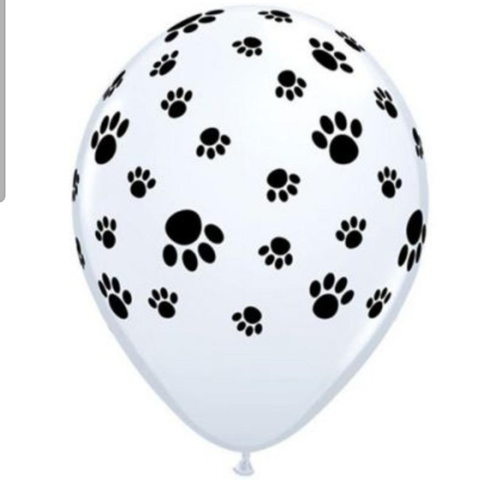 Paw Print Balloons - UpUpNAwayBalloons
