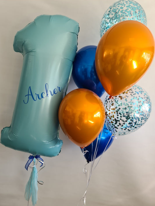 Personalised 1st Birthday Celebration Package 3 - UpUpNAwayBalloons