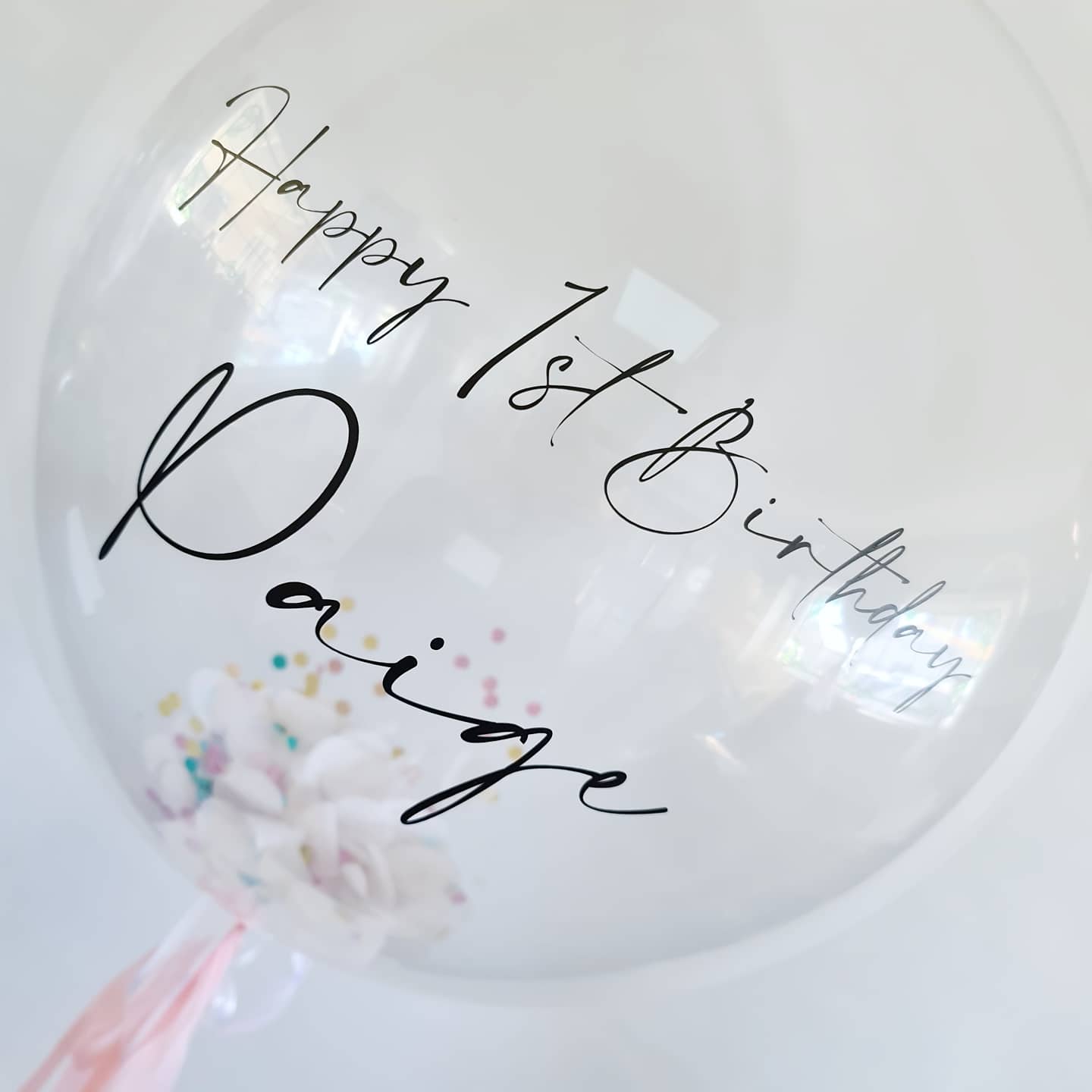 Personalised Bubble Balloons - UpUpNAwayBalloons