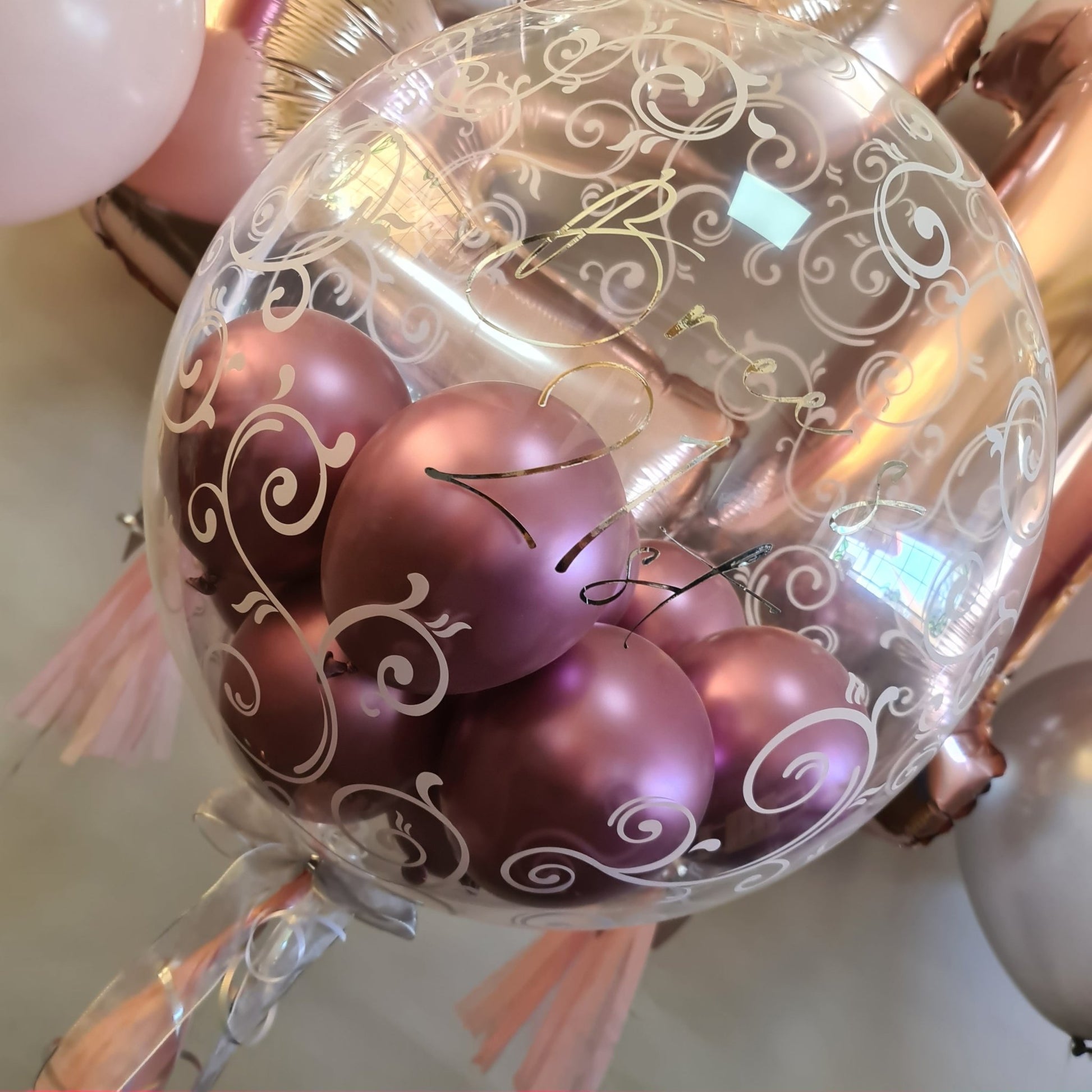 Personalised Bubble Balloons - UpUpNAwayBalloons