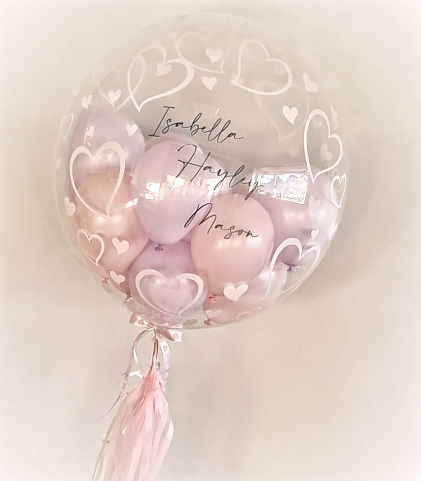 Personalised Bubble Balloons - UpUpNAwayBalloons
