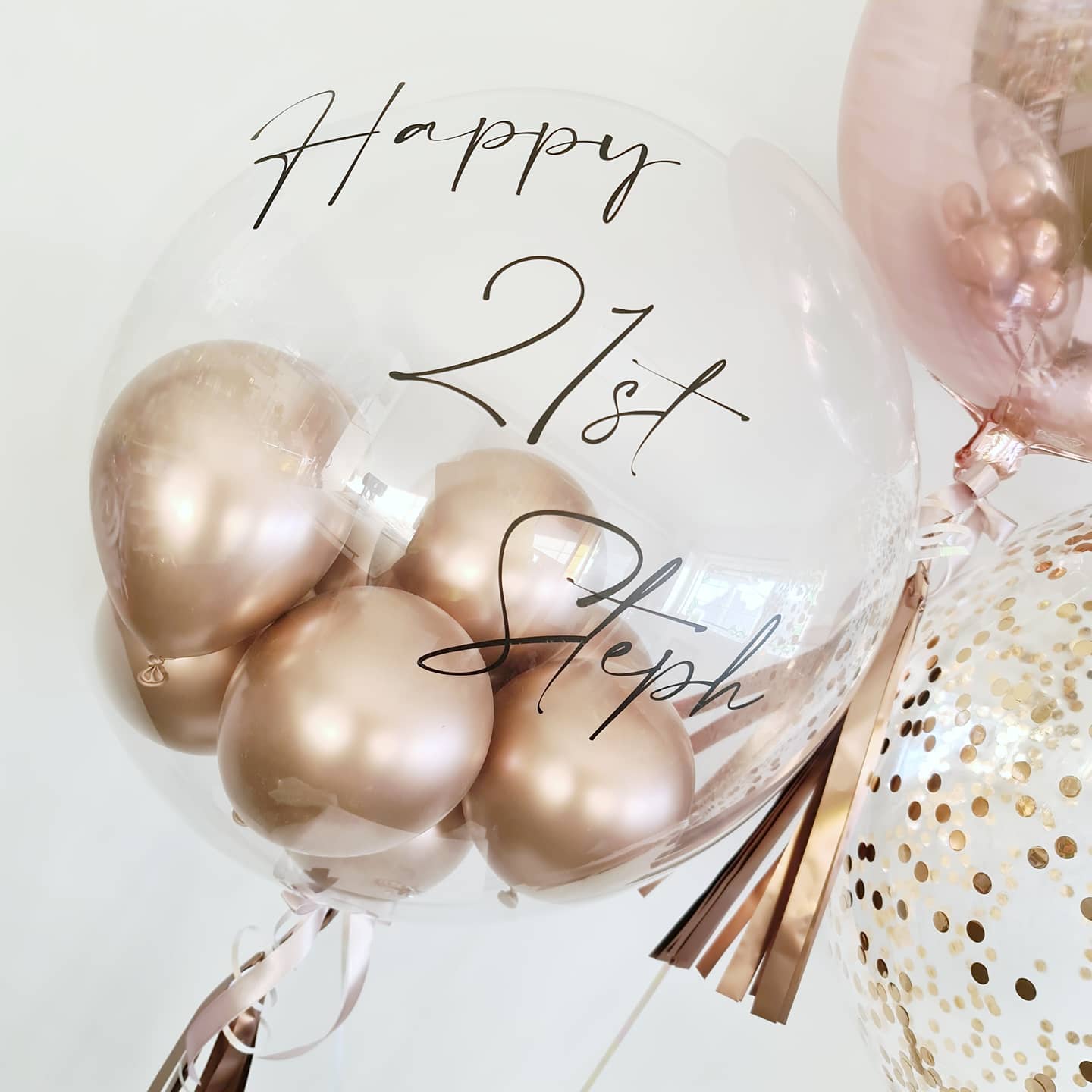 Personalised Bubble Balloons - UpUpNAwayBalloons