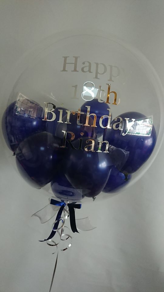Personalised Bubble Balloons - UpUpNAwayBalloons