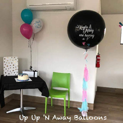 Personalised Gender Reveal - UpUpNAwayBalloons