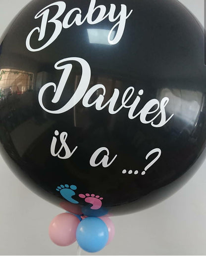 Personalised Gender Reveal - UpUpNAwayBalloons