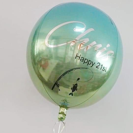 Personalised Orbz - UpUpNAwayBalloons