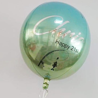 Personalised Orbz - UpUpNAwayBalloons