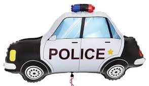 Police Car - UpUpNAwayBalloons