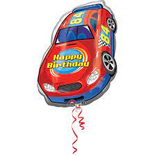Race Car - UpUpNAwayBalloons