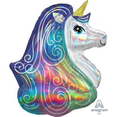 Unicorn Holographic - UpUpNAwayBalloons