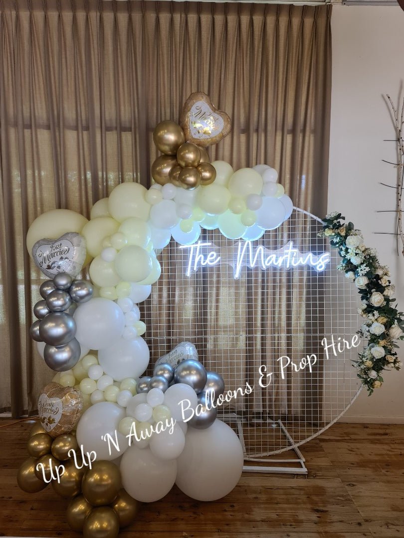 Year 2015 to 2020 Organic Balloon Garlands (click on photo to view) - UpUpNAwayBalloons