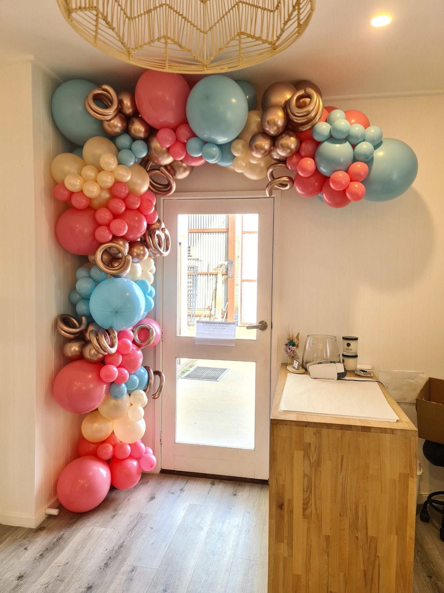 Year 2015 to 2020 Organic Balloon Garlands (click on photo to view) - UpUpNAwayBalloons