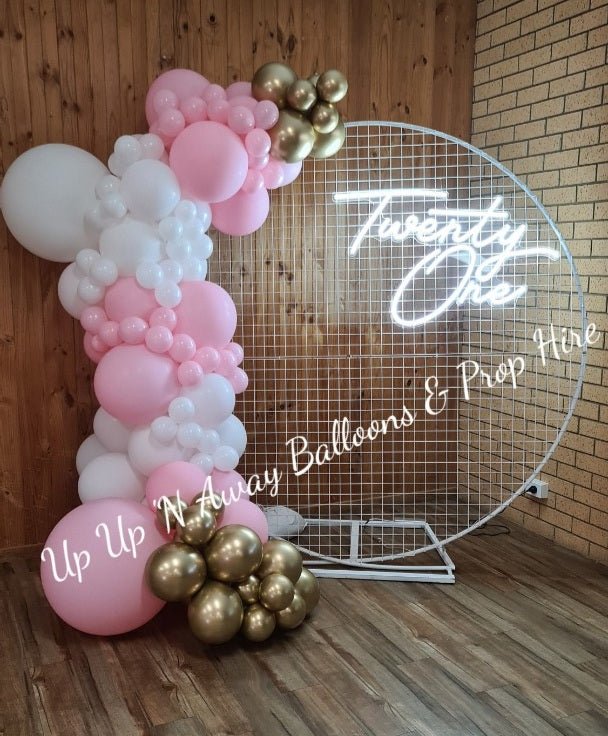 Year 2015 to 2020 Organic Balloon Garlands (click on photo to view) - UpUpNAwayBalloons