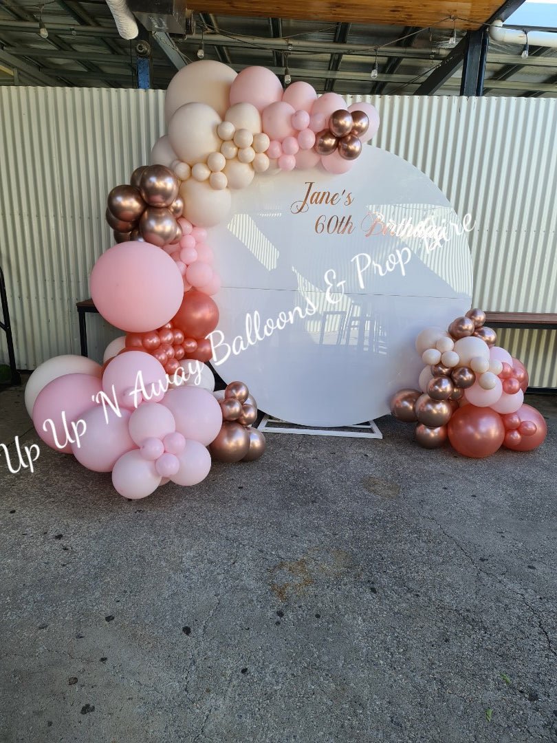 Year 2015 to 2020 Organic Balloon Garlands (click on photo to view) - UpUpNAwayBalloons
