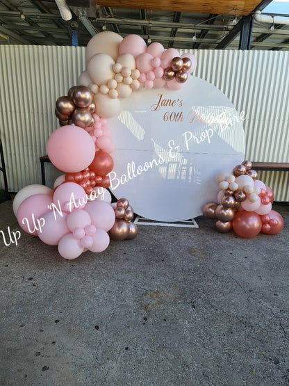 Year 2015 to 2020 Organic Balloon Garlands (click on photo to view) - UpUpNAwayBalloons
