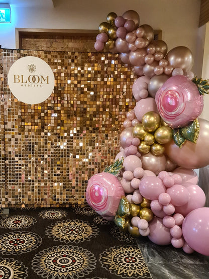 Year 2015 to 2020 Organic Balloon Garlands (click on photo to view) - UpUpNAwayBalloons