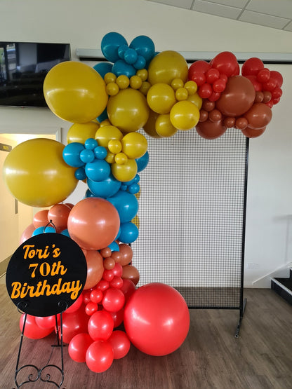 Year 2015 to 2020 Organic Balloon Garlands (click on photo to view) - UpUpNAwayBalloons