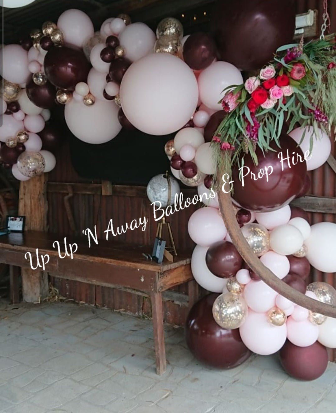 Year 2015 to 2020 Organic Balloon Garlands (click on photo to view) - UpUpNAwayBalloons