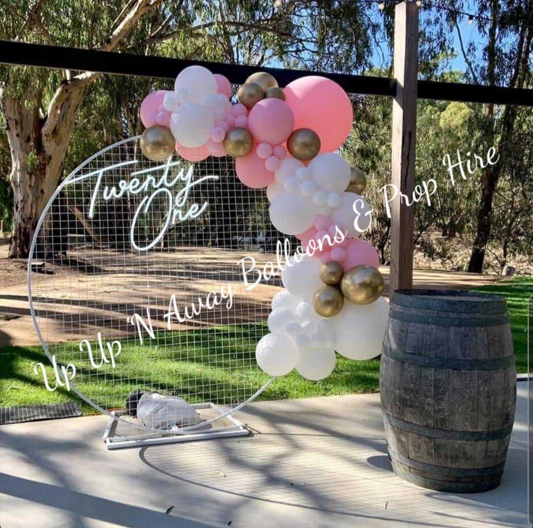 Year 2015 to 2020 Organic Balloon Garlands (click on photo to view) - UpUpNAwayBalloons
