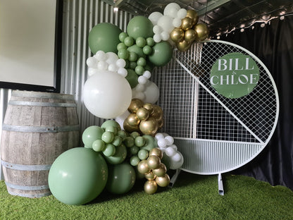 Year 2015 to 2020 Organic Balloon Garlands (click on photo to view) - UpUpNAwayBalloons