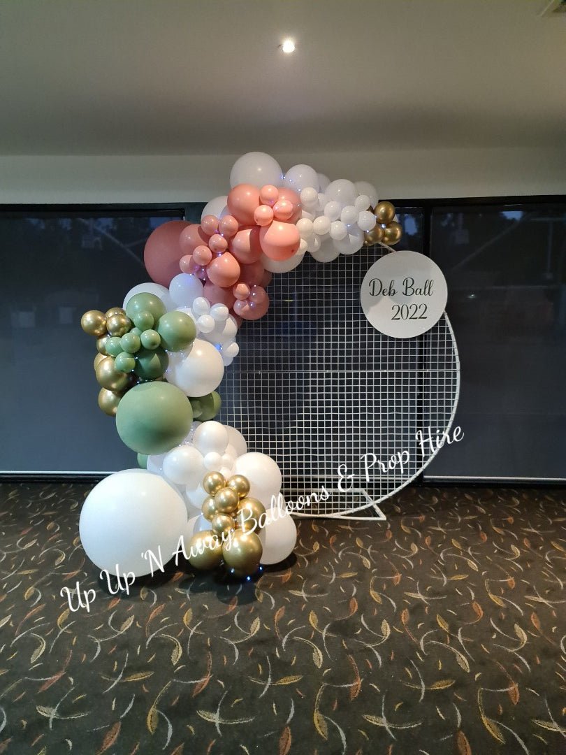 Year 2015 to 2020 Organic Balloon Garlands (click on photo to view) - UpUpNAwayBalloons