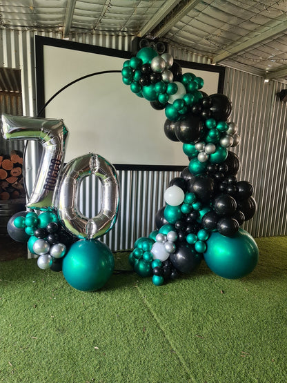 Year 2015 to 2020 Organic Balloon Garlands (click on photo to view) - UpUpNAwayBalloons