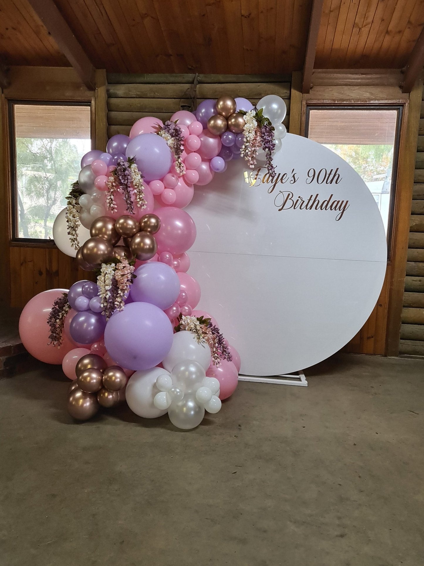 Year 2015 to 2020 Organic Balloon Garlands (click on photo to view) - UpUpNAwayBalloons